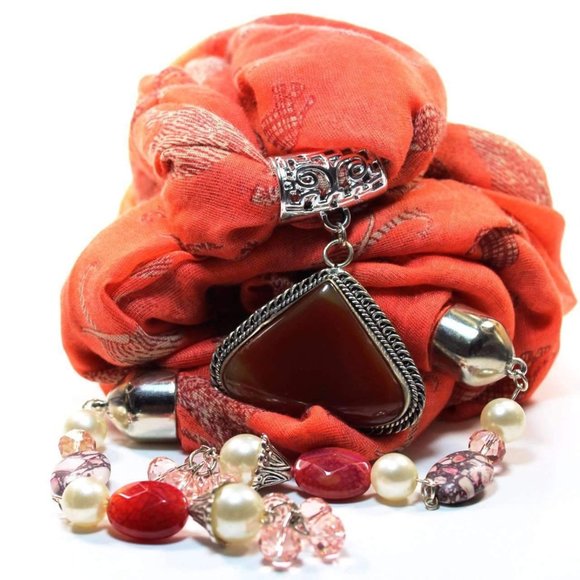 Serengeti Sunset Pendant Scarf - Picture 1 of 1